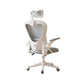 Contemporary Arm Chair Upholstered Swivel Breathable AirGrid Office Chair White-Gray 1 Piece With Headrest Clearhalo 'furn' 'furn_office_chair' 'Furniture' 'Office Chairs' 'Office Furniture' 'office_chair' 5934150