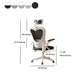 Contemporary Arm Chair Upholstered Swivel Breathable AirGrid Office Chair Clearhalo 'furn' 'furn_office_chair' 'Furniture' 'Office Chairs' 'Office Furniture' 'office_chair' 5934170