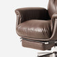 Contemporary Arm Chair Adjustable Seat Height Brown Leather Office Chair Clearhalo 'furn' 'furn_office_chair' 'Furniture' 'Office Chairs' 'Office Furniture' 'office_chair' 5934209