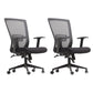 Modern High Back Office Chair Black Task Microfiber Arm Chair 2 Piece Set Clearhalo 'furn' 'furn_office_chair' 'Furniture' 'Office Chairs' 'Office Furniture' 'office_chair' 5934267