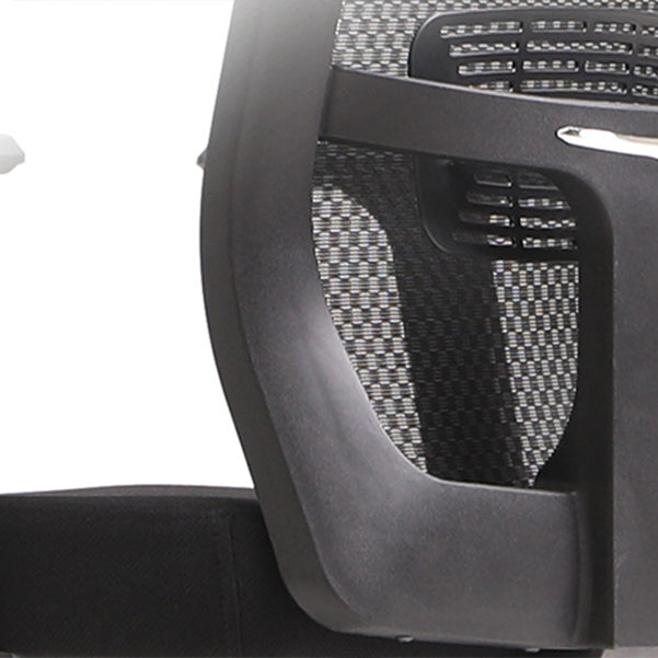 Modern High Back Office Chair Black Task Microfiber Arm Chair Clearhalo 'furn' 'furn_office_chair' 'Furniture' 'Office Chairs' 'Office Furniture' 'office_chair' 5934268