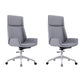 Contemporary Ergonomic Office Chair Adjustable Seat Height Desk Chair Grey 2 Piece Set Clearhalo 'furn' 'furn_office_chair' 'Furniture' 'Office Chairs' 'Office Furniture' 'office_chair' 5934286