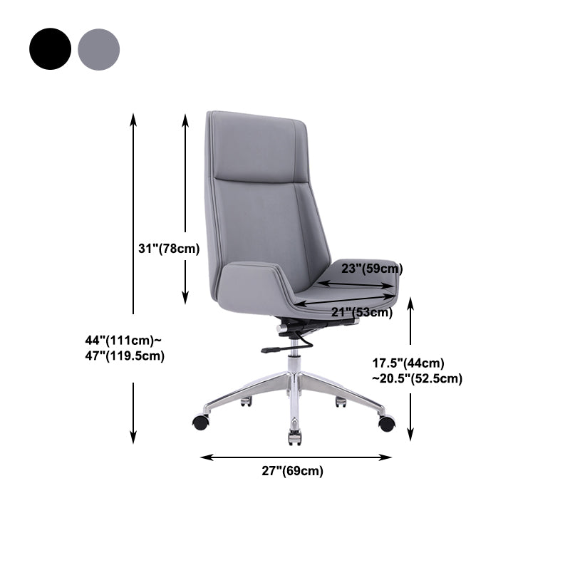 Contemporary Ergonomic Office Chair Adjustable Seat Height Desk Chair Clearhalo 'furn' 'furn_office_chair' 'Furniture' 'Office Chairs' 'Office Furniture' 'office_chair' 5934301