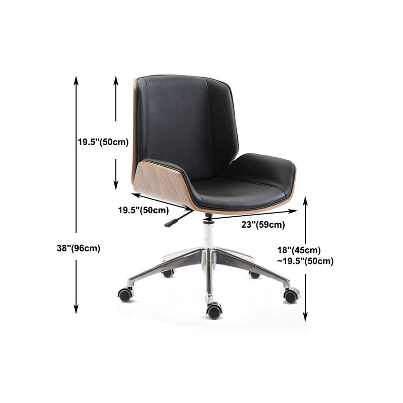 Contemporary Ergonomic Office Chair Adjustable Seat Height Desk Chair Clearhalo 'furn' 'furn_office_chair' 'Furniture' 'Office Chairs' 'Office Furniture' 'office_chair' 5934302