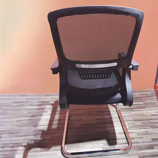 Contemporary Ergonomic Office Chair Mid-Back No Wheels Chair Clearhalo 'furn' 'furn_office_chair' 'Furniture' 'Office Chairs' 'Office Furniture' 'office_chair' 5934330