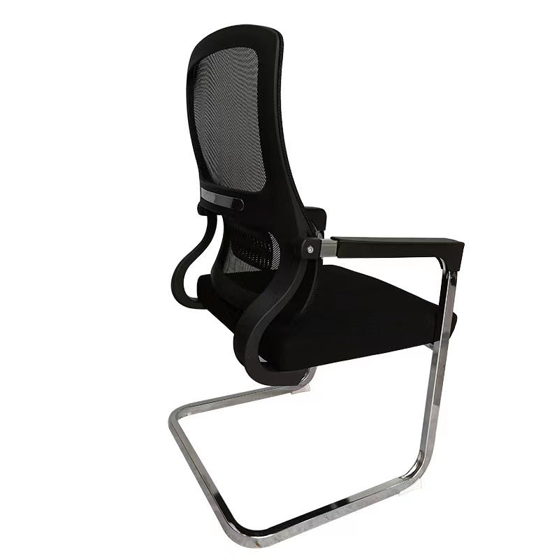 Contemporary Ergonomic Office Chair Mid-Back No Wheels Chair Clearhalo 'furn' 'furn_office_chair' 'Furniture' 'Office Chairs' 'Office Furniture' 'office_chair' 5934333