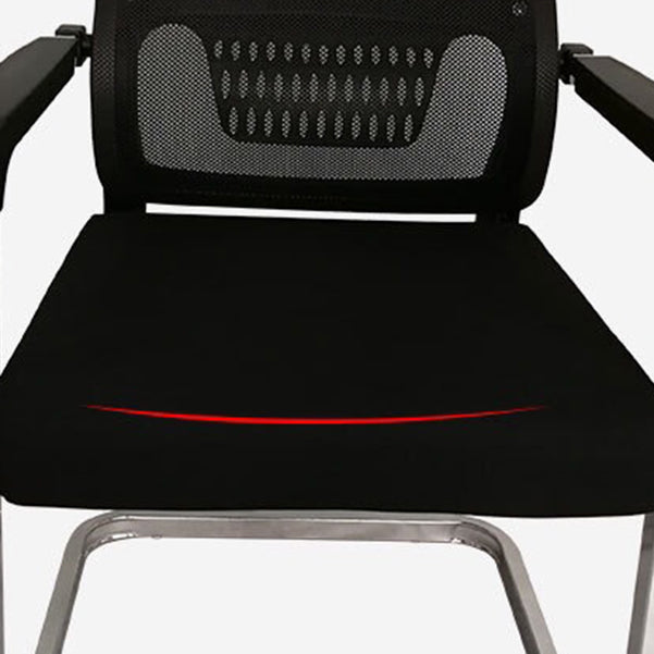 Contemporary Ergonomic Office Chair Mid-Back No Wheels Chair Clearhalo 'furn' 'furn_office_chair' 'Furniture' 'Office Chairs' 'Office Furniture' 'office_chair' 5934335