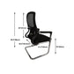 Contemporary Ergonomic Office Chair Mid-Back No Wheels Chair Clearhalo 'furn' 'furn_office_chair' 'Furniture' 'Office Chairs' 'Office Furniture' 'office_chair' 5934337