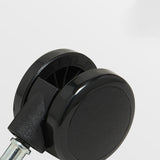 コンテンポラリーアームチェア調整可能なシート高さ固定腕黒革のオフィスチェア