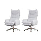Modern Padded Arms Managers Chair Adjustable Seat Height Chair White 2 Piece Set Clearhalo 'furn' 'furn_office_chair' 'Furniture' 'Office Chairs' 'Office Furniture' 'office_chair' 5934383