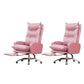 Modern Padded Arms Managers Chair Adjustable Seat Height Chair Pink 2 Piece Set Clearhalo 'furn' 'furn_office_chair' 'Furniture' 'Office Chairs' 'Office Furniture' 'office_chair' 5934385