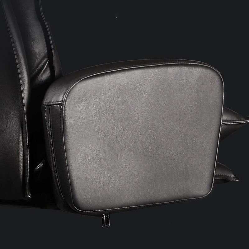 Modern Padded Arms Managers Chair Adjustable Seat Height Chair Clearhalo 'furn' 'furn_office_chair' 'Furniture' 'Office Chairs' 'Office Furniture' 'office_chair' 5934387