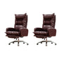Modern Padded Arms Managers Chair Adjustable Seat Height Chair Coffee 2 Piece Set Clearhalo 'furn' 'furn_office_chair' 'Furniture' 'Office Chairs' 'Office Furniture' 'office_chair' 5934388
