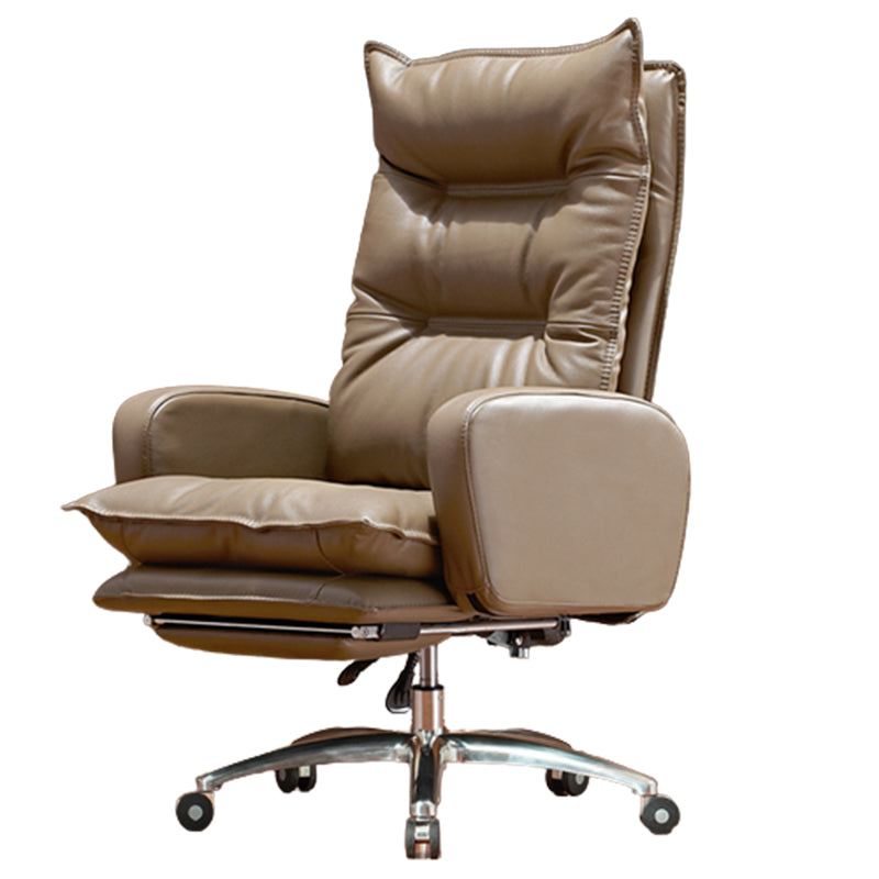 Modern Padded Arms Managers Chair Adjustable Seat Height Chair Clearhalo 'furn' 'furn_office_chair' 'Furniture' 'Office Chairs' 'Office Furniture' 'office_chair' 5934397