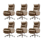 Modern Padded Arms Managers Chair Adjustable Seat Height Chair Khaki 6 Piece Set Clearhalo 'furn' 'furn_office_chair' 'Furniture' 'Office Chairs' 'Office Furniture' 'office_chair' 5934403