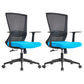 Contemporary Arm Chair Adjustable Seat Height Fixed Arms Nylon Office Chair 2 Piece Set Clearhalo 'furn' 'furn_office_chair' 'Furniture' 'Office Chairs' 'Office Furniture' 'office_chair' 5934427