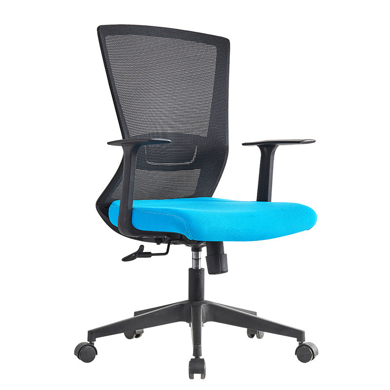 Contemporary Arm Chair Adjustable Seat Height Fixed Arms Nylon Office Chair Clearhalo 'furn' 'furn_office_chair' 'Furniture' 'Office Chairs' 'Office Furniture' 'office_chair' 5934434