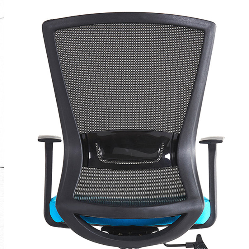 Contemporary Arm Chair Adjustable Seat Height Fixed Arms Nylon Office Chair Clearhalo 'furn' 'furn_office_chair' 'Furniture' 'Office Chairs' 'Office Furniture' 'office_chair' 5934436