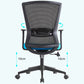 Contemporary Arm Chair Adjustable Seat Height Fixed Arms Nylon Office Chair Clearhalo 'furn' 'furn_office_chair' 'Furniture' 'Office Chairs' 'Office Furniture' 'office_chair' 5934439
