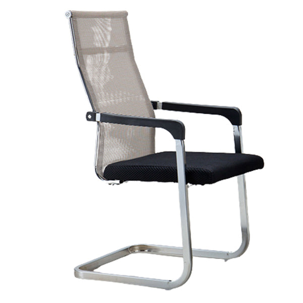 Contemporary Ergonomic Office Chair No Wheels Fixed Arms Task Chair Clearhalo 'furn' 'furn_office_chair' 'Furniture' 'Office Chairs' 'Office Furniture' 'office_chair' 5934507