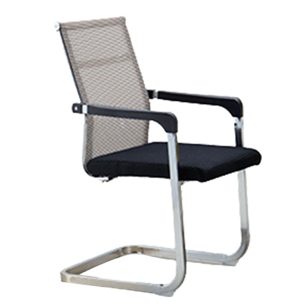 Contemporary Ergonomic Office Chair No Wheels Fixed Arms Task Chair Clearhalo 'furn' 'furn_office_chair' 'Furniture' 'Office Chairs' 'Office Furniture' 'office_chair' 5934513