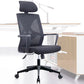Contemporary Arm Chair Fixed Arms Plastic Lumbar Support Black Office Chair Black 1 Piece Clearhalo 'furn' 'furn_office_chair' 'Furniture' 'Office Chairs' 'Office Furniture' 'office_chair' 5934540