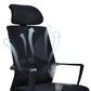 Contemporary Arm Chair Fixed Arms Plastic Lumbar Support Black Office Chair Clearhalo 'furn' 'furn_office_chair' 'Furniture' 'Office Chairs' 'Office Furniture' 'office_chair' 5934556