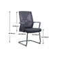 Contemporary Arm Chair Fixed Arms Plastic Lumbar Support Black Office Chair Clearhalo 'furn' 'furn_office_chair' 'Furniture' 'Office Chairs' 'Office Furniture' 'office_chair' 5934567