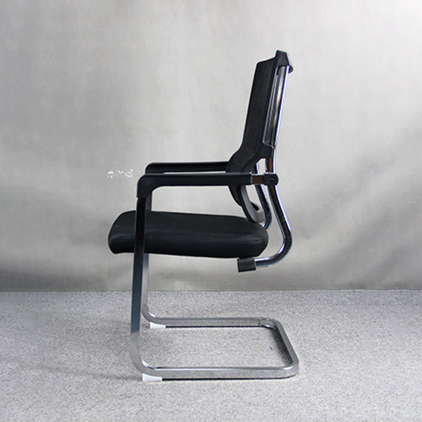 Modern Fixed Arms Office Chair Breathable AirGrid No Wheels Desk Chair Clearhalo 'furn' 'furn_office_chair' 'Furniture' 'Office Chairs' 'Office Furniture' 'office_chair' 5934585