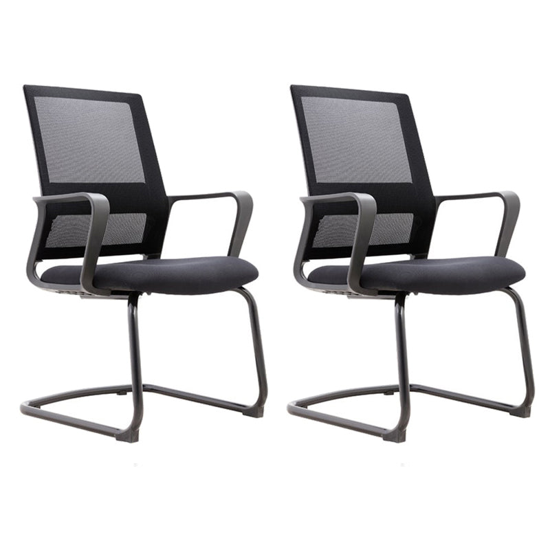 Sillón con respaldo alto contemporáneo ergonómico sin ruedas silla de escritorio