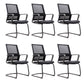 Sillón con respaldo alto contemporáneo ergonómico sin ruedas silla de escritorio