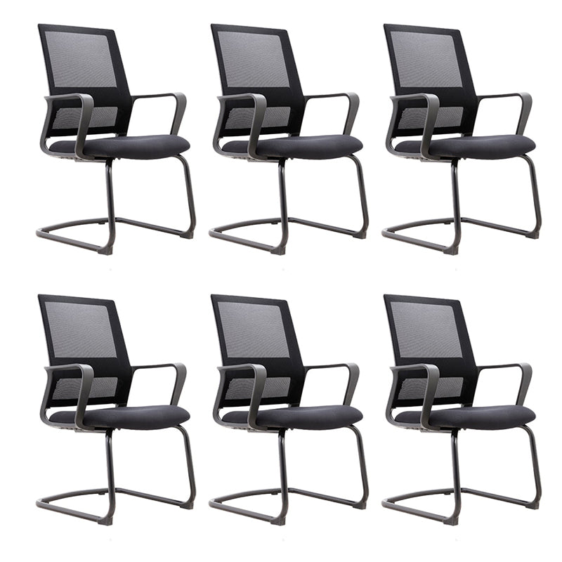 Sillón con respaldo alto contemporáneo ergonómico sin ruedas silla de escritorio