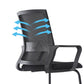 Sillón con respaldo alto contemporáneo ergonómico sin ruedas silla de escritorio