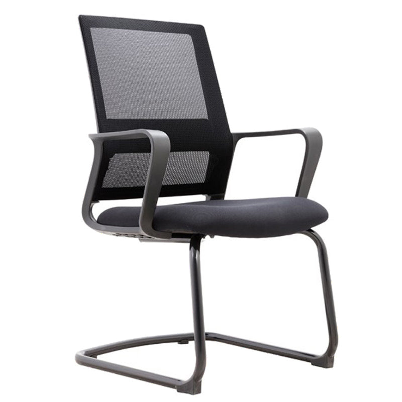 Sillón con respaldo alto contemporáneo ergonómico sin ruedas silla de escritorio