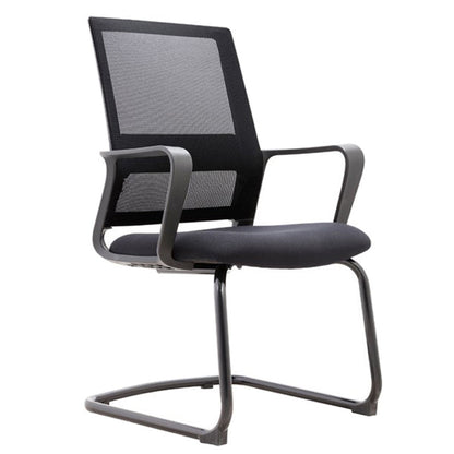 Sillón con respaldo alto contemporáneo ergonómico sin ruedas silla de escritorio