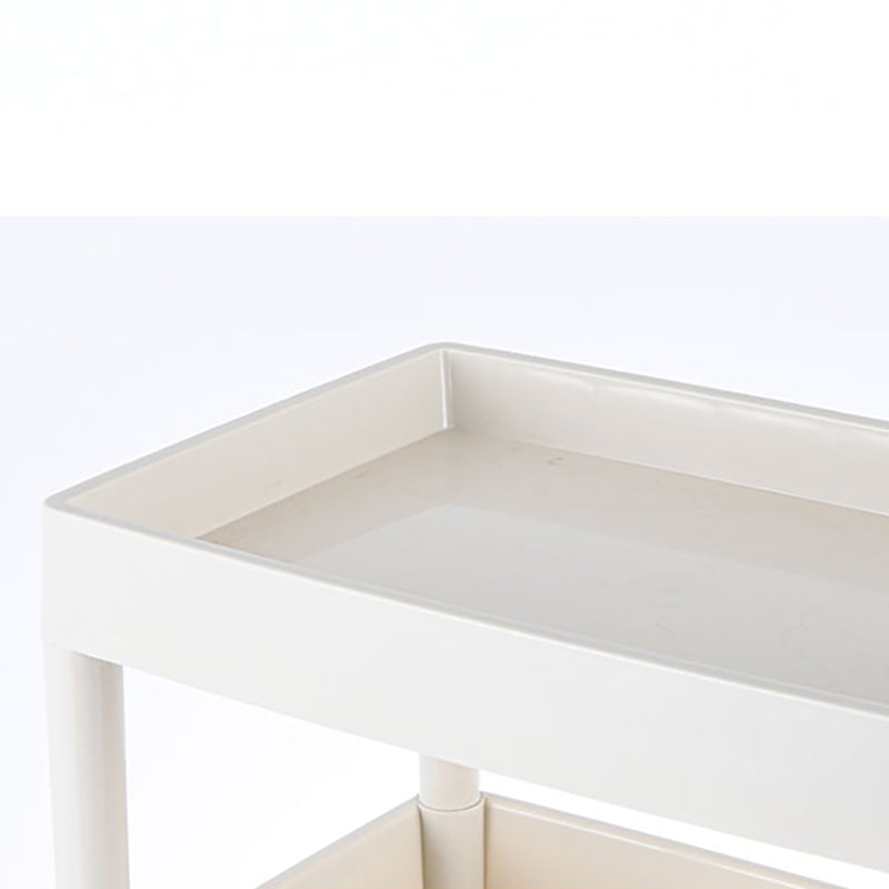 Urban Closed Back Shelf Bookcase Plastic/Acrylic Bookshelf with Caster Clearhalo 'Bookcases' 'furn' 'furn_bookcases' 'Furniture' 'Office Furniture' 5934726