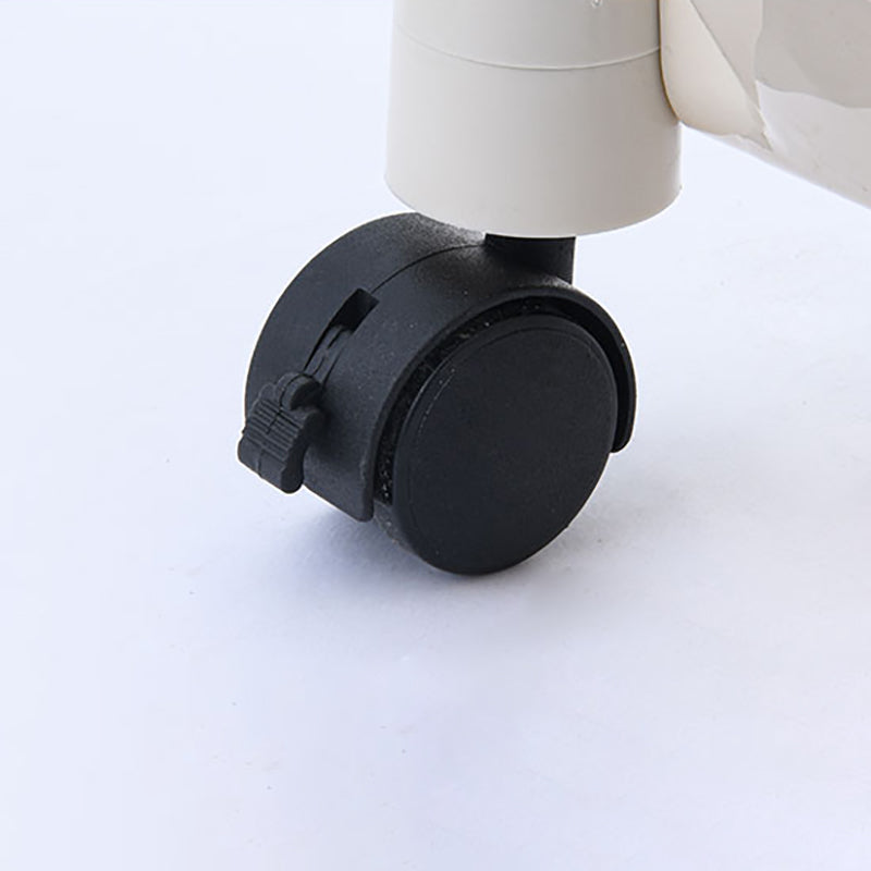 Urban Closed Back Shelf Bookcase Plastic/Acrylic Bookshelf with Caster Clearhalo 'Bookcases' 'furn' 'furn_bookcases' 'Furniture' 'Office Furniture' 5934728