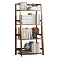 Contemporary Brown Bamboo Shelf Bookcase Open Bookcase for Study Room 19.7"L x 11.8"W x 46.1"H Clearhalo 'Bookcases' 'furn' 'furn_bookcases' 'Furniture' 'Office Furniture' 5934765