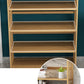 Contemporary Brown Bamboo Shelf Bookcase Open Bookcase for Study Room Clearhalo 'Bookcases' 'furn' 'furn_bookcases' 'Furniture' 'Office Furniture' 5934766