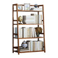 Contemporary Brown Bamboo Shelf Bookcase Open Bookcase for Study Room Clearhalo 'Bookcases' 'furn' 'furn_bookcases' 'Furniture' 'Office Furniture' 5934767