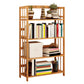 Contemporary Brown Bamboo Shelf Bookcase Open Bookcase for Study Room 26.8"L x 9.8"W x 49.2"H Clearhalo 'Bookcases' 'furn' 'furn_bookcases' 'Furniture' 'Office Furniture' 5934770