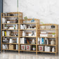 Contemporary Brown Bamboo Shelf Bookcase Open Bookcase for Study Room Clearhalo 'Bookcases' 'furn' 'furn_bookcases' 'Furniture' 'Office Furniture' 5934782