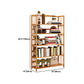 Contemporary Brown Bamboo Shelf Bookcase Open Bookcase for Study Room Clearhalo 'Bookcases' 'furn' 'furn_bookcases' 'Furniture' 'Office Furniture' 5934793