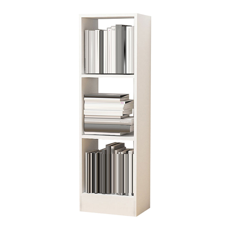 Contemporáneo Back Back Book Stant Engineered Wood Bookcase con estantes