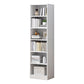 Contemporáneo Back Back Book Stant Engineered Wood Bookcase con estantes