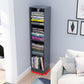 Contemporáneo Back Back Book Stant Engineered Wood Bookcase con estantes