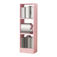 Contemporáneo Back Back Book Stant Engineered Wood Bookcase con estantes