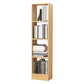 Contemporáneo Back Back Book Stant Engineered Wood Bookcase con estantes