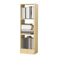 Contemporáneo Back Back Book Stant Engineered Wood Bookcase con estantes