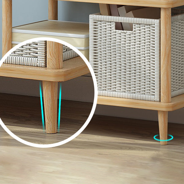 モダンなエタゲールの木製の本の棚を開いた棚の本棚家のための本棚